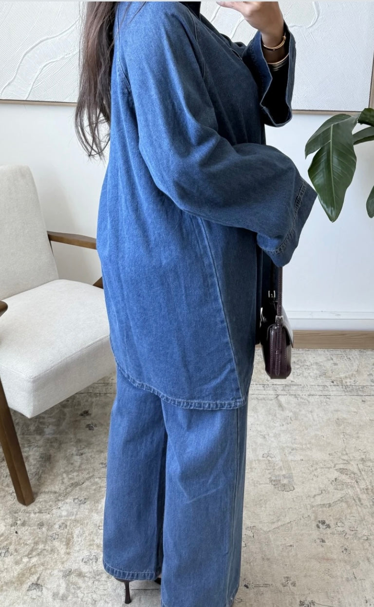 Ensemble jean foncé