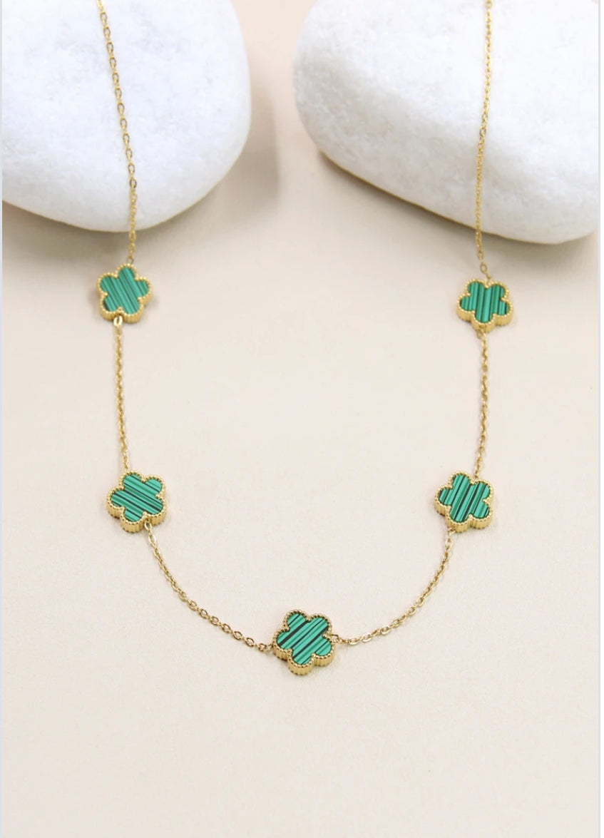 Collier trèfle